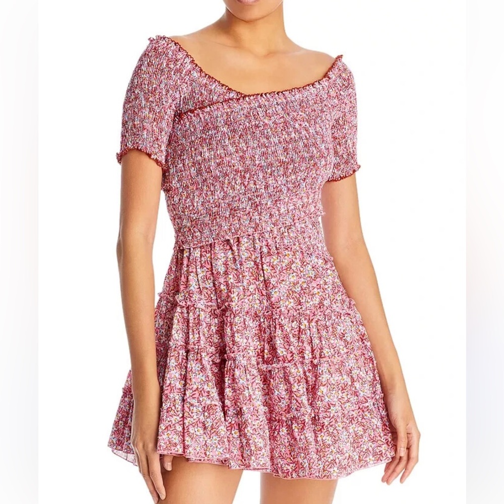 Poupette St. Barth Soledad Floral Mini Dress NWOT